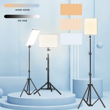 LED Video Light with Tripod Adjustable 360° for Photography & Live Streaming