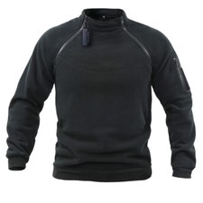 Tactical Soft Shell 2-Zip Warm Fleece Jacket Cold Weather Gear Polartec Fleece