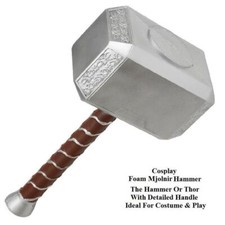 Latex Mjolnir Thors Hammer. For LARP, Stage & Safe Play