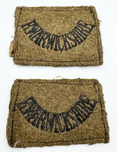 Genuine ww2 royal warwickshire - genuine,
