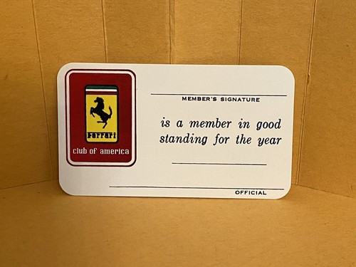 Ferrari club america - ferrari, of