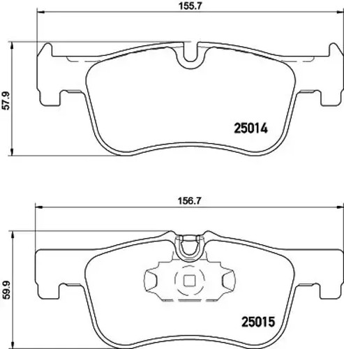 Brake pads 8db - pads, 020-201