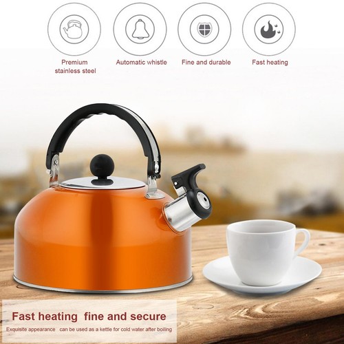 Whistling tea kettle - kettle, ss