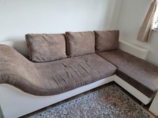4 Seater Corner Sofa White