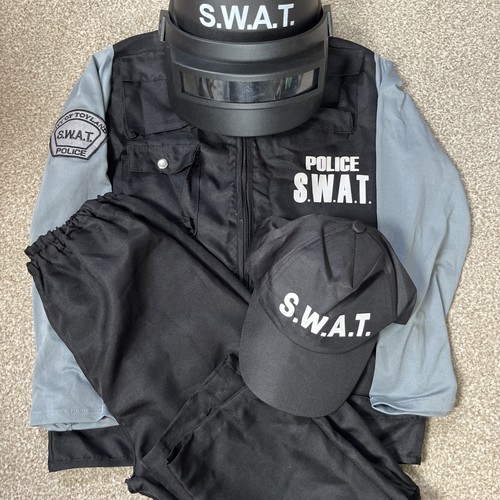 Fancy dress swat team police - dress,