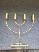 Candelabra Gold Metal Colour Candle Holder For Four Candles
