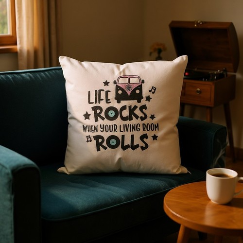 Campervan cushion cover - campervan,