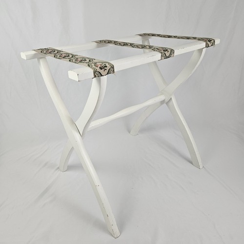 Vintage folding luggage rack - luggage,