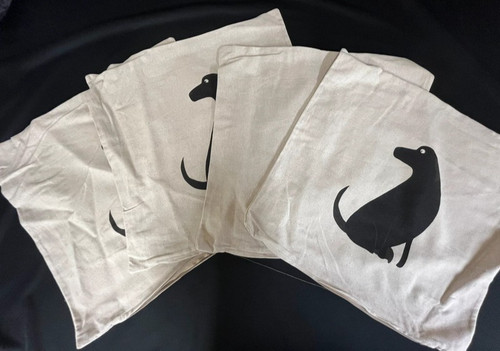 Set black labradors - set,