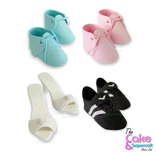 Edible baby booties shoes - edible,