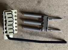 Rare S.T.C. Japan / Westone Raider Tremolo Bridge, Gold & Black, 52.5mm E-e, MIJ