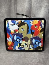 Very Rare 2014 My Little Pony Bronies Hasbro Loungefly Metal Lunch Box