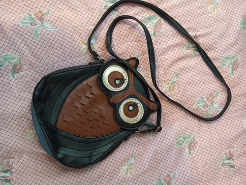 Owl shaped handbag excellent - shaped,