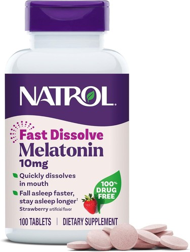 Natrol fast dissolve melatonin - natrol,