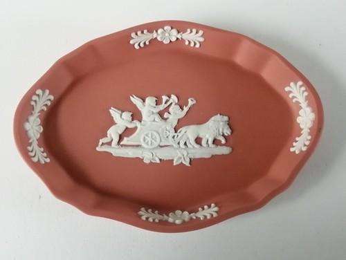 Wedgwood jasper terracotta pin - jasper,