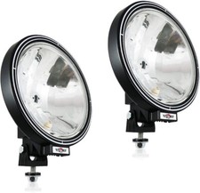 2x 12v / 24v 9" Round Fog