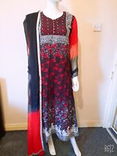 Asian Pakistani Indian Ladies Wedding Eid Party Fancy dress, Girls Maxi dress