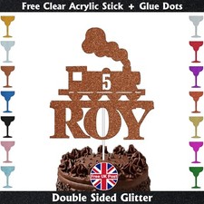 Cake Topper Train Theme