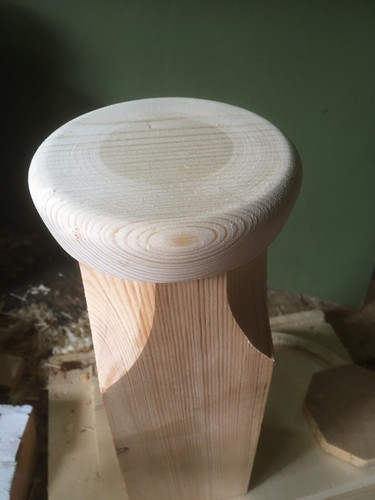 Newel post round cap - newel,