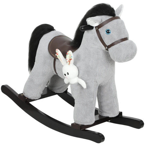 Baby rocking horse plush ride - plush,