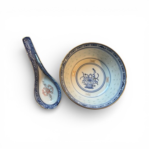 Vintage chinese blue white - chinese,