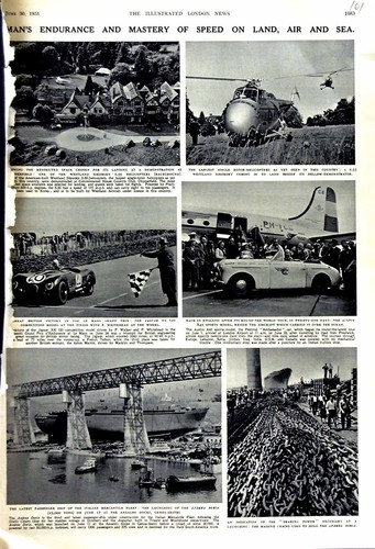 Old vintage print - vintage, 1951