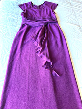 St John Dress Purple Magenta
