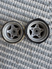 Tamiya RC Buggy Vintage Hornet wheels rear original x2 1/10 