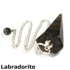 Gemstone Crystal Point Dowsing Pendulum Scrying Dowser Healing Reiki Therapy