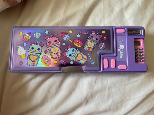 Smiggle purple boba bear - purple,