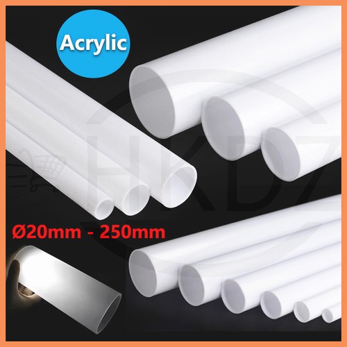 Acrylics tube white cut - cut, to
