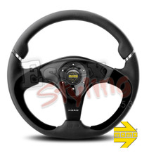 NEW MOMO NERO STEERING WHEEL -