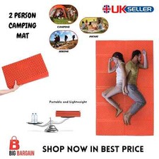 2 Person Foldable Camping Mat Travelling Thermal Lightweight Foam Insulated