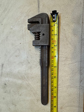 GORDON Tools Monkey Wrench  9” Pipe Spanner Vintage Spanners