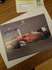 Michael Schumacher Ferrari Formula 1 World Champion Signed Photo