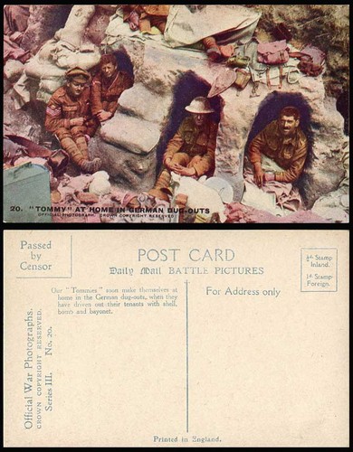 Ww1 passed censor old - old, postcard