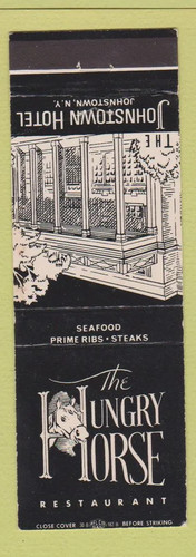 Matchbook cover hungry - matchbook,