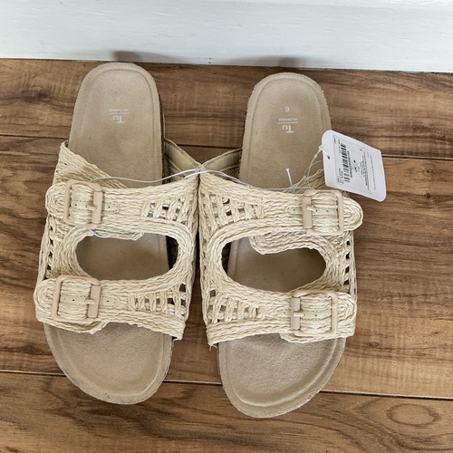 Bnwt double strap rafia - tu,