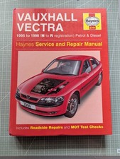 Vauxhall Opel Vectra B (Petrol & Diesel) 1995-1998 Haynes Workshop Manual