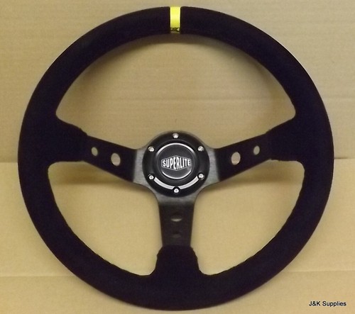 Superlite black alacantara - black,