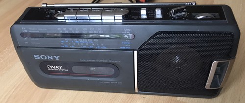 Vintage sony cfm 140l - vintage, radio