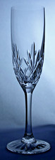 EDINBURGH CRYSTAL - TAY DESIGN - FLUTE CHAMPAGNE GLASS 160ml  21cm / 8 1/4"
