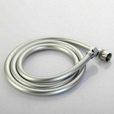 Smooth Matt Silver Shower Hose