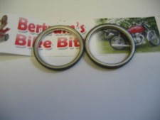 HONDA VT125 VT 125 CX/CY/C1-3 99-08 EXHAUST GASKETS X2