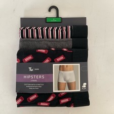 Tu Man Hipsters, 3 pack Medium