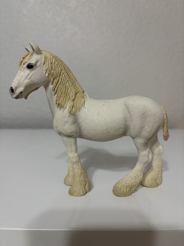 Schleich white shire mare - shire,