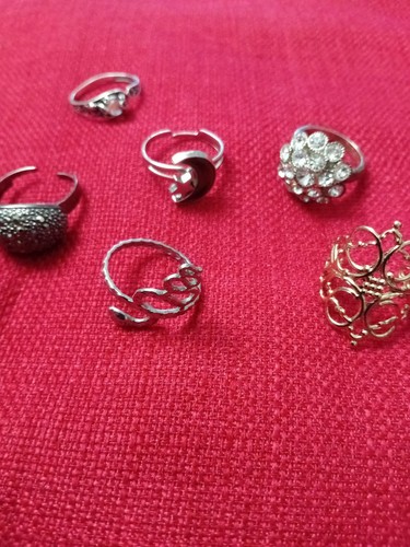 Used ladies dress rings - used,