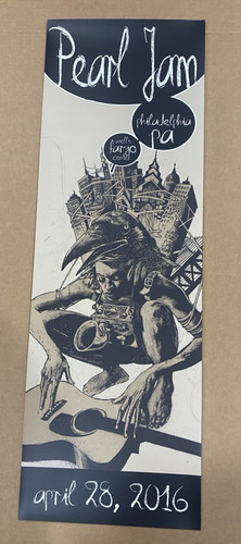 Pearl jam poster philadelphia - pearl,