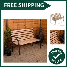 Slatted Garden Bench Wooden