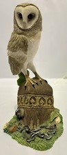 Leonardo Collection 1998 Barn Owl Ornament Figure Figurine Wildlife Birds
